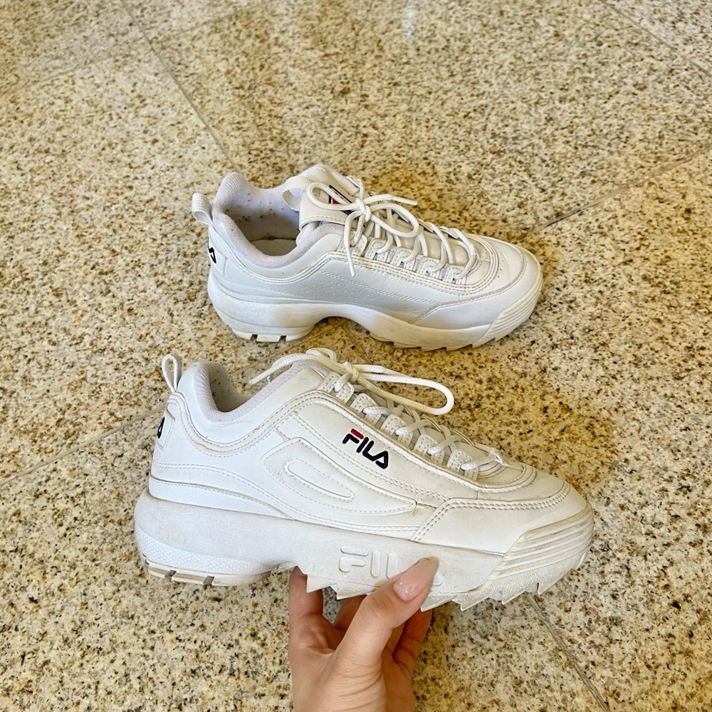 Fila Disruptor White Athletic Sneakers